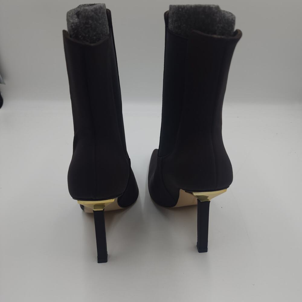 Good American Stiletto Booties in Chocolate Neoprene Size 5.5 - Picture 6 of 9